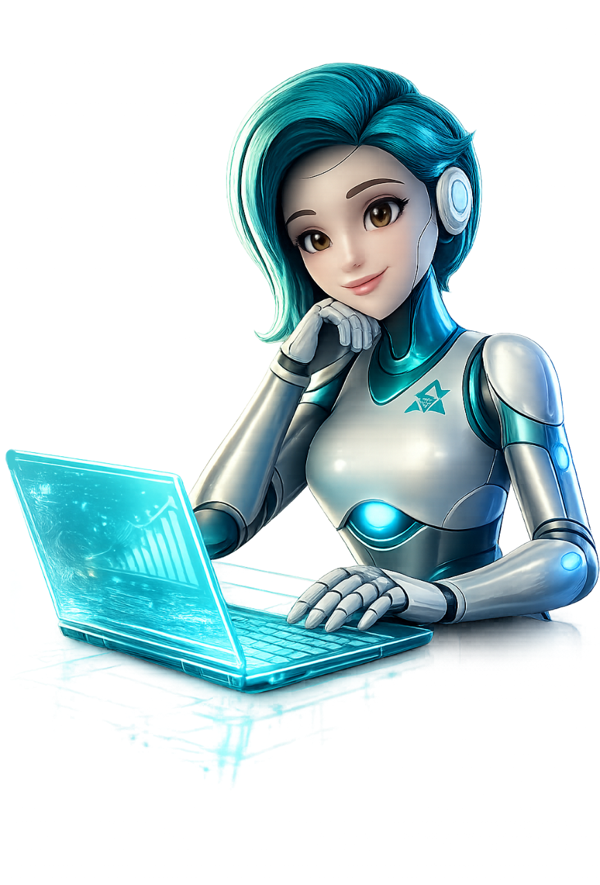 AVA, a assistente virtual de autoridade, ao lado da plataforma de conteúdo